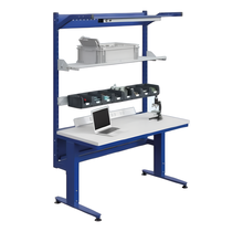 MODULOG 4.0 Mechanisch höhenverstellbare Industrie-Werkbank – Modulare Arbeitsstation bis 300 kg