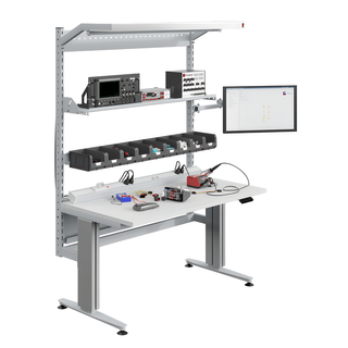 MODULOG 4.0 Elektrisch höhenverstellbare Industrie-Werkbank – Modulare Arbeitsstation bis 300 kg