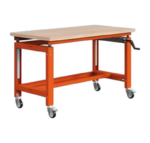 SI Industrie-Werkbank, höhenverstellbar mit Kurbel (Handkurbel) – 300 kg
