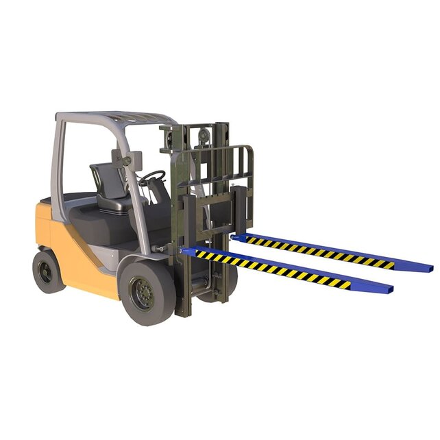 Vorktandverlengers 2000mm  Verlenglepels Vorkverlengers Voor Heftruck met veiligheid pin   XL