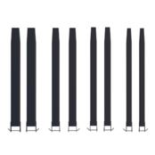 Forks extenders sleeves 2000mm for forklift with security pin   XL