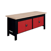 SI Fixed Heavy-Duty Industrial Workbench L 2000mm with Suspended Storage – 1500 kg Load capacity