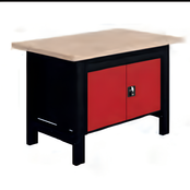 SI Fixed Heavy-Duty Industrial Workbench L1200mm with Suspended Storage – 1500 kg Load capacity