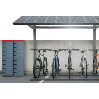 Armoire de sécurité extérieure pour la charge de batteries lithium‑ion avec serrures à code (4 ou 8 compartiments) – CE / IEC/EN