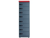 Outdoor-Sicherheitsladeschrank für Lithium-Ionen-Batterien – 4 oder 8 Fächer, CE / IEC EN 60335-1