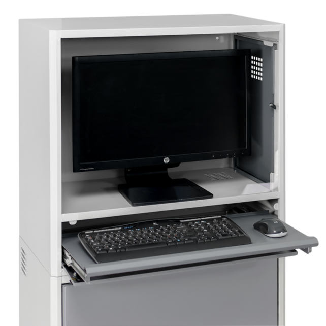 Computerkast – IT Industriële PC-Schrank 700 × 370 × 1720 mm