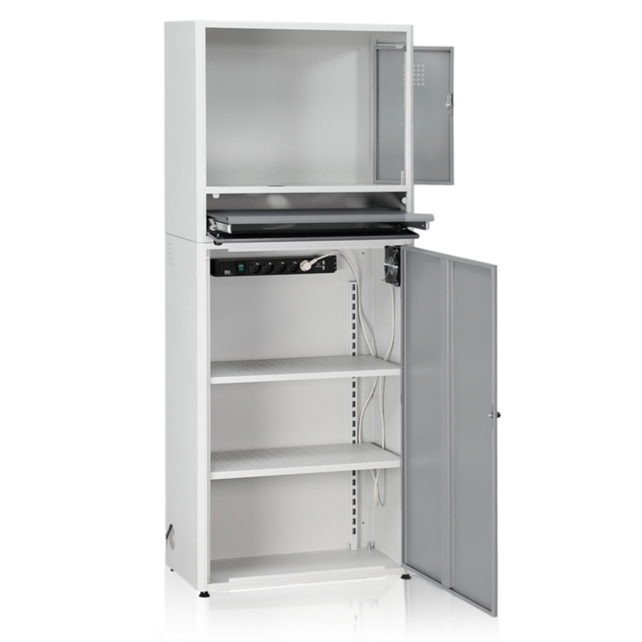 Computerkast – IT Industriële PC-Schrank 700 × 370 × 1720 mm