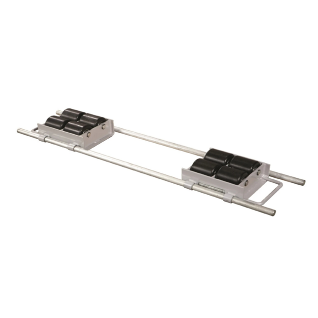 CM60 Verstelbare Machine Skate 6 Ton (6000 kg) – Satz mit 2 Skates, Nylon Wielen