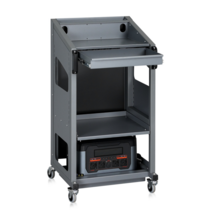 IT Transportwagen Power Pack Basic – Mobiele 230V werkplek mit 2400Wh LMFP-accu (8 uur)