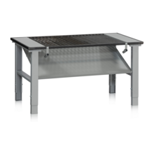 Las- und soldeertafel HD500 mit druipplaat – 1200x800 of 1600x800, Höhe verstellbar, 500 kg
