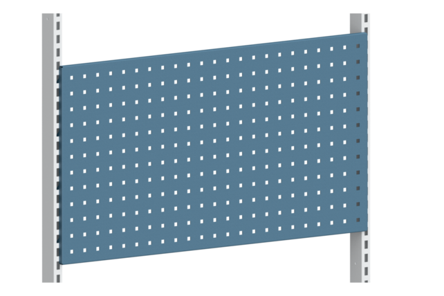 In hoogte verstelbare lastafel 1600x800 of 2000x800 – 12 mm stalen plaat, 28 mm gaten, 400 kg