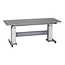 Salesbridges Electric Height-Adjustable Welding Table (800 mm depth) 500 kg – 28 mm holes, 100 mm grid