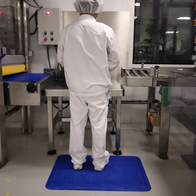 Sani-Flex™  Anti-vermoeidheidsmat voor Voedingsindustrie - Oliebestendig Nitrilrubber