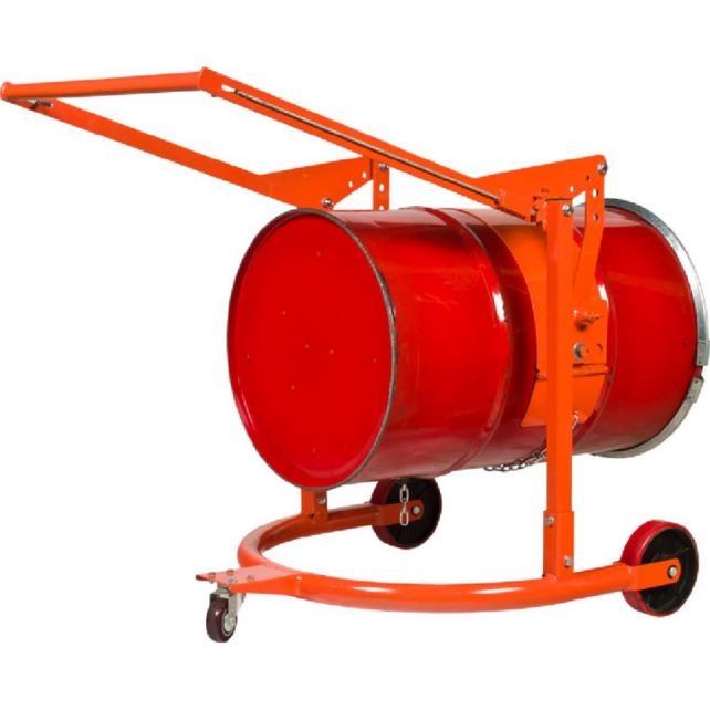 Mobiler Fasswagen mit Schwenkfunktion – 210L Stahlfässer – 365 kg – CE
