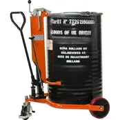 Hydraulischer Fasswagen für 210-Liter-Stahlfässer (stehend) – 250 kg – CE