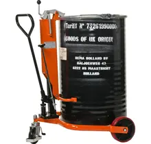Hydraulischer Fasswagen für 210-Liter-Stahlfässer (stehend) – 250 kg – CE