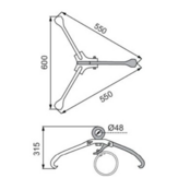 Rema DG10 Vatenklem / Drum Grab – voor 220L stalen & kunststof vaten– CE
