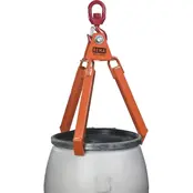 Fassklemme 360 kg – für offene/geschlossene Stahlfässer & Kunststofffässer mit L- oder X-Ring – CE