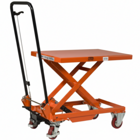 Manuell Bedienbarer Mobiler Hubtisch 500 kg – Hydraulischer Scherenhubtisch für Werkstatt und Lager