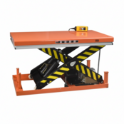 HS Stationärer Hubtisch 2 Tonne – Plattform 1300 × 850 mm – Universeller Industrie-Hubtisch mit Sicherheitsrahmen