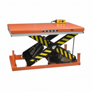 HS Stationärer Hubtisch 4 Tonne – Plattform 1700 x 1200 mm – Universeller Industrie-Hubtisch mit Sicherheitsrahmen