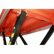 HS Stationärer Hubtisch 4 Tonne – Plattform 2200 x 1200 mm – Universeller Industrie-Hubtisch mit Sicherheitsrahmen