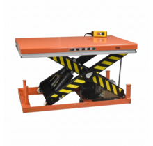 HS Stationärer Hubtisch 4 Tonne – Plattform 2200 x 1200 mm – Universeller Industrie-Hubtisch mit Sicherheitsrahmen
