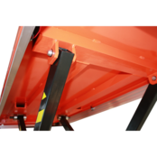 Stationäre Doppelscheren-Heftafel 1 Ton – Plattform 1300 × 820 mm – Hubhöhe 1823 mm