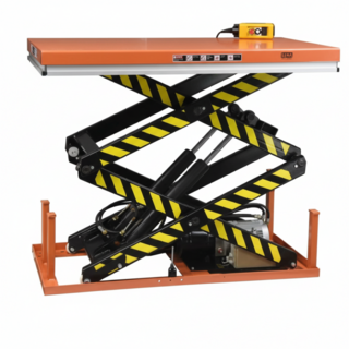Stationäre Doppelscheren-Heftafel 1 Ton – Plattform 1300 × 820 mm – Hubhöhe 1823 mm
