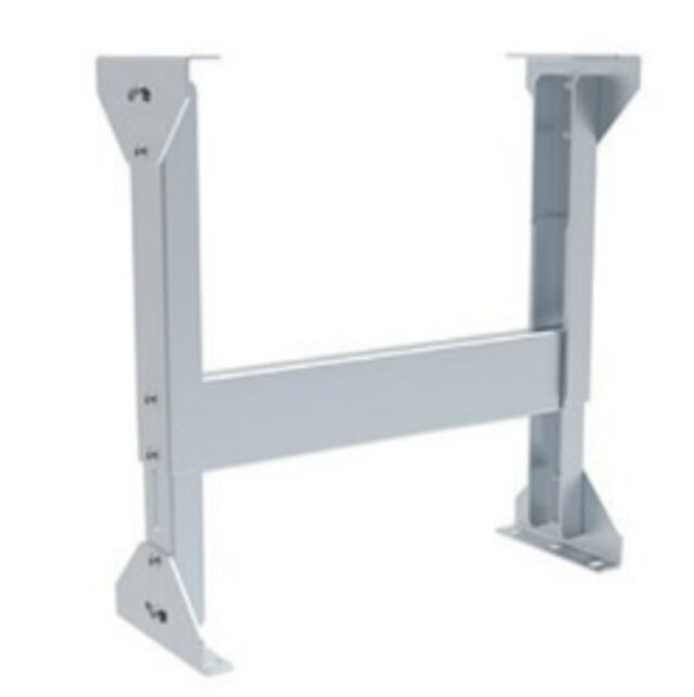 Zwaartekracht Dozenrollenbaan Set 2400x500 mm (Kunststof Rollen) incl. Verstelbare Steunpoot 651–959 mm