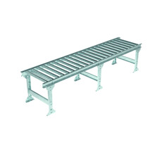 Zwaartekracht Dozenrollenbaan Satz 2400x500 mm (Stahl Rollen) incl. Verstelbare Steunpoot 651–959 mm