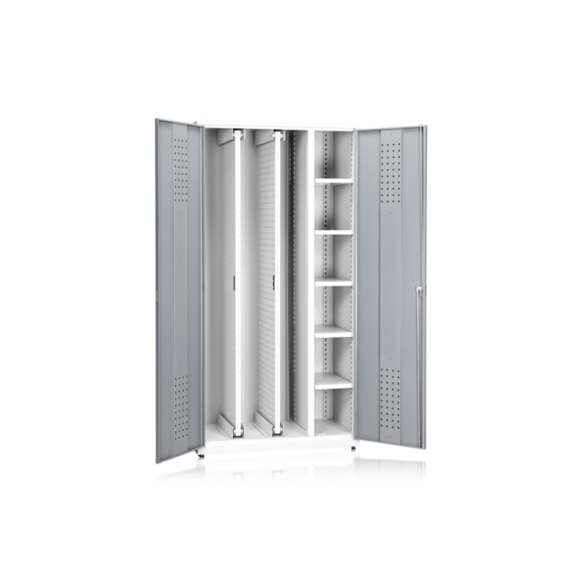 Werkplaatskast HD 500/2000 – 1020 x 540 x 2000 mm – Tragfähigkeit 500 kg – Interieur H