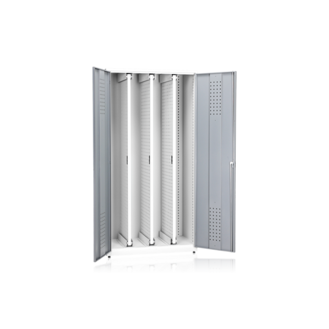 Werkplaatskast HD 500/2000 – 1020 x 540 x 2000 mm – Tragfähigkeit 500 kg – Interieur G
