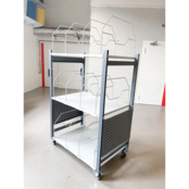 Chariot d’Emballage Carton 1000 – 1100 x 695 x 1595 mm – Capacité de Charge 200 kg