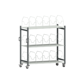 Chariot d’Emballage Carton 1500 – 1600 x 695 x 1595 mm – Capacité de Charge 200 kg