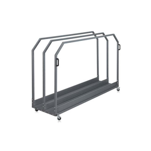Kartonnen Transportwagen Lang 2300 mm – 2300 x 587 x 1456 mm – Stahl Constructie