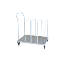 Kartonnen Transportwagen Laag – 980 x 700 x 1115 mm – Tragfähigkeit 100 kg