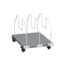 Salesbridges Vloerrek auf Wielen mit Verdelers – 600 x 400 mm – Mobiele Lagerung