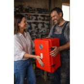 Fire Protection Trolley – Lithium Battery Safety Transport Case – 800 × 600 × 445 mm