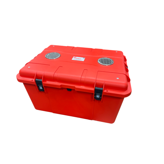 Fire Schutz Transportwagen – Lithium Batterij Veiligheidskoffer – 800 × 600 × 445 mm