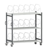 Cardboard Packaging Trolley 1500 – 1600 x 695 x 1595 mm – Load Capacity 200 kg