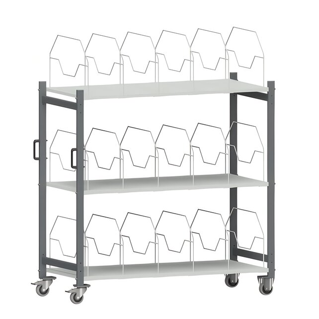 Chariot d’Emballage Carton 1500 – 1600 x 695 x 1595 mm – Capacité de Charge 200 kg
