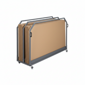 Kartonnen Transportwagen Lang 2300 mm – 2300 x 587 x 1456 mm – Stahl Constructie