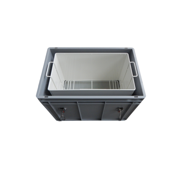 S-Box 1 Battery Fire Protection Box 600 × 400 × 293 mm with PyroBubbles® – Basic & Premium