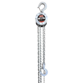 AluFlex 360 Handkettenzug 250–500 kg – 360° drehbar – Hubhöhe bis 10 m
