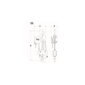 Select 200 Handkettingtakel 0.25–10 Ton – Hefhoogte 3 m
