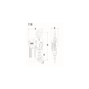 Select 200 Hand Chain Hoist 0.25–10 Ton – Lifting Height 3 m