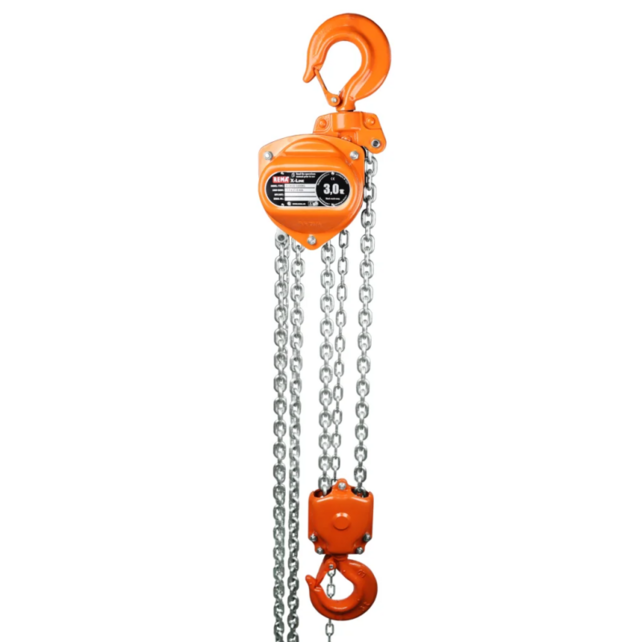 X-Line Hand Chain Hoist 0.25–10 Ton – Lifting Height 3–10 m