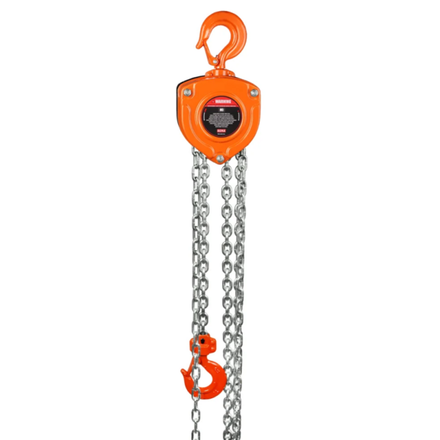X-Line Handkettenzug 0,25–10 Tonnen – Hubhöhe 3–10 m