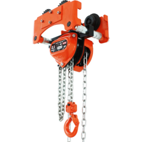S20P Lage Bouwhoogte Handkettingtakel met Duwwagen 0.5–5 Ton – Hefhoogte 3–10 m